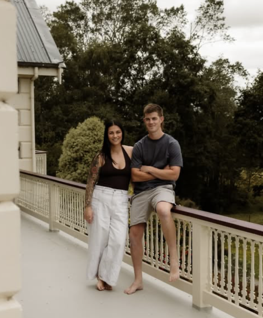 Mark and Alisha at Wantwood Station